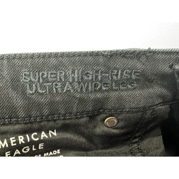 American Eagle Outfitters Charcoal Straight Leg Jeans - Picture 5 of 6